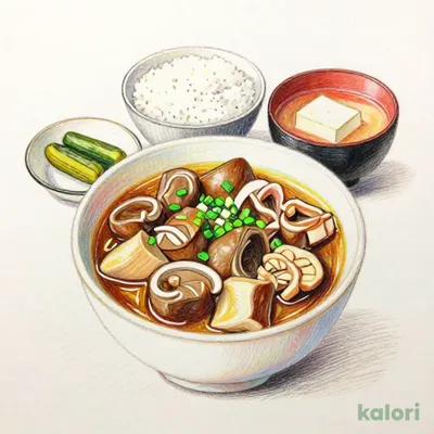 大もつ煮定食並