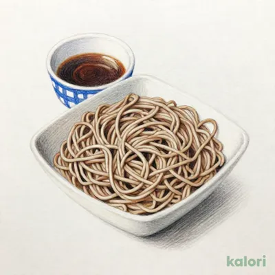 〆の半玉そば（そばつゆ付）
