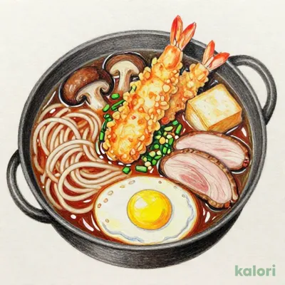 上海老天鍋焼きうどん（まろやか味噌）