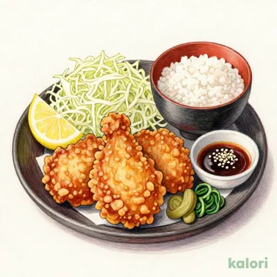 大ぶり唐揚げ夢チキ定食（3個）