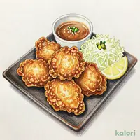 大ぶり唐揚げ夢チキ定食（5個）