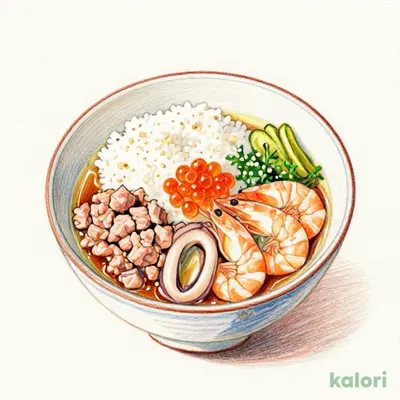 Seafood Chazuke with Overflowing Salmon Roe