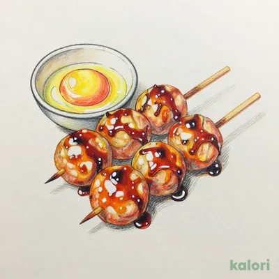 Tsukimi Chicken Meatball Skewers (2 pieces)