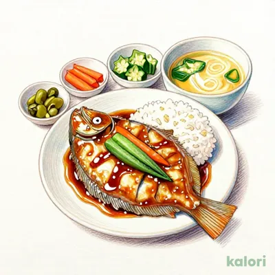 Simmered Flounder Set