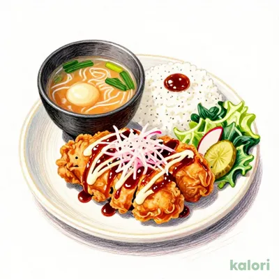 Fried Young Chicken with Grated Daikon and Ponzu & Tartare Set