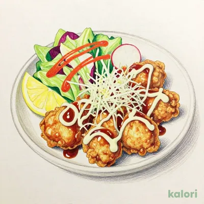 Fried Young Chicken with Grated Daikon and Ponzu & Tartare