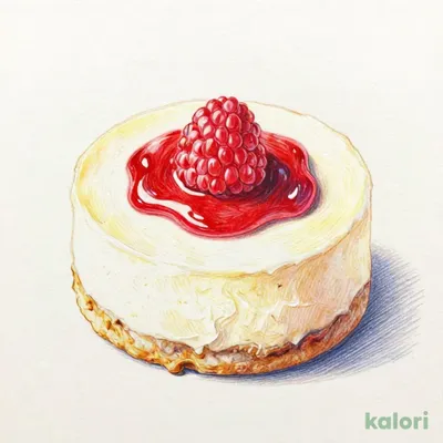 豆乳のチーズケーキ（木苺ソース）