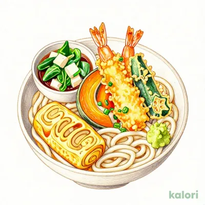 お昼の夢うどん膳（三つ仕切り＋せいろうどん）