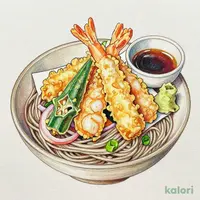 Seasonal Conger Eel Tempura Soba Set