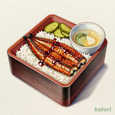 Premium Grilled Eel Rice Box (with Soup and Pickles)