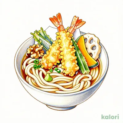 Tempura Seiro Udon (with Walnut Sauce)