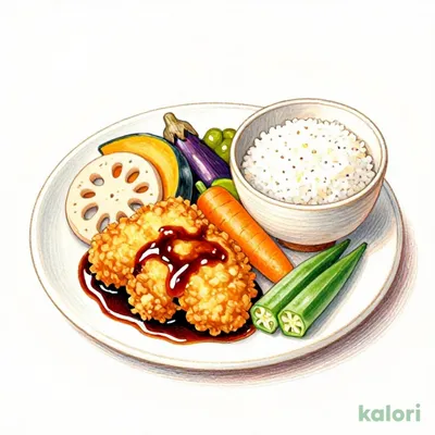 Sukesou Cod and Colorful Vegetables in Black Vinegar Sauce Lunch (4 Pieces of Cod)