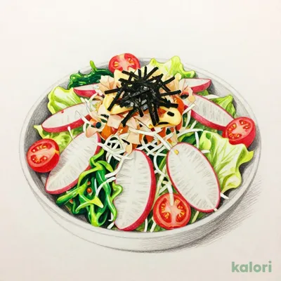 大根パリパリサラダ（味噌ドレッシング）