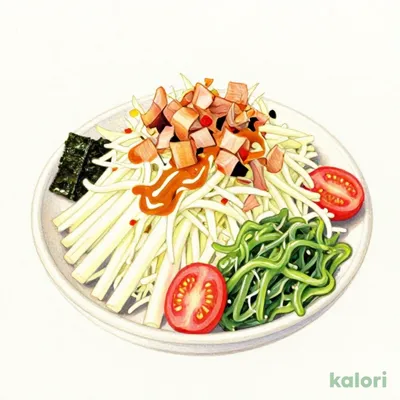 Mini Daikon Salad (with Miso Dressing)