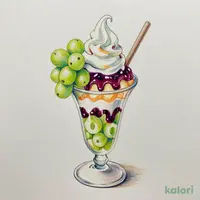 シャインマスカットのソフトパルフェ