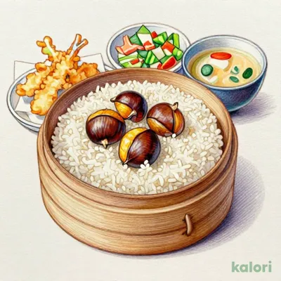 栗おこわせいろ御飯膳
