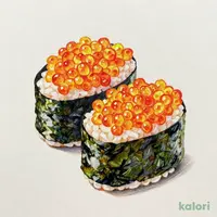 Tobiko (Flying Fish Roe) Gunkan Sushi