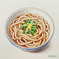 Cold Udon Noodles with Toppings