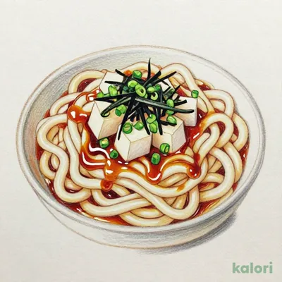 Cold Udon Noodles with Grated Yam