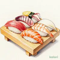 本日の握り五貫盛り