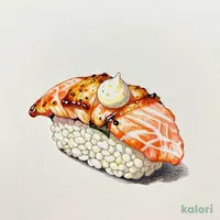炙りとろサーモンマヨ握り