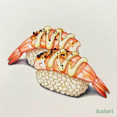 炙り海老マヨ握り