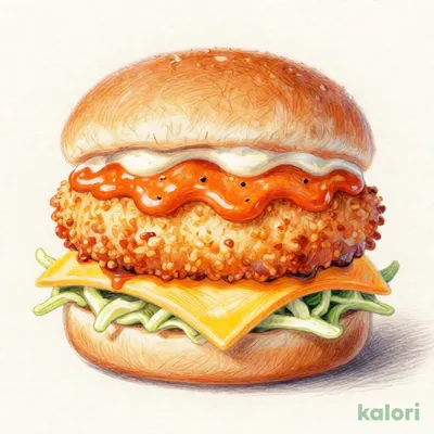 贅沢ビスクのえびグラタンバーガー