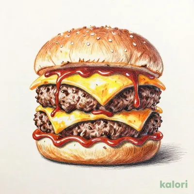 ダブル絶品ビーフバーガー