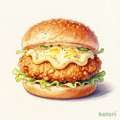 タルタルチキンバーガー