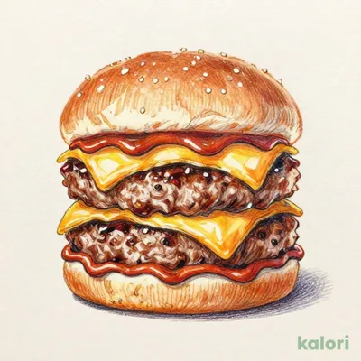 ダブル絶品チーズバーガー