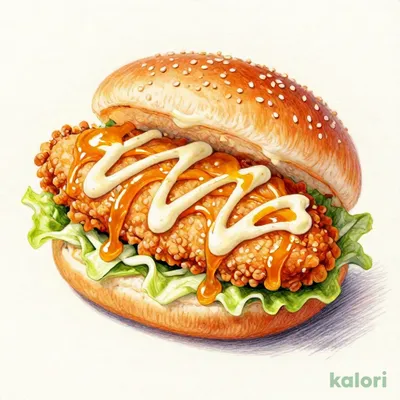ハニーマスタードチキンバーガー