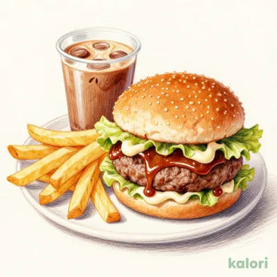 てりやきビーフバーガーランチセット