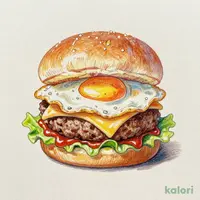ダブル絶品月見バーガー