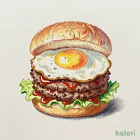 トリプル絶品月見バーガー