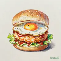 月見えびバーガー