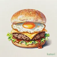 月見チーズバーガー