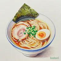 Light Tonkotsu Soy Sauce Ramen with Pork Back Fat